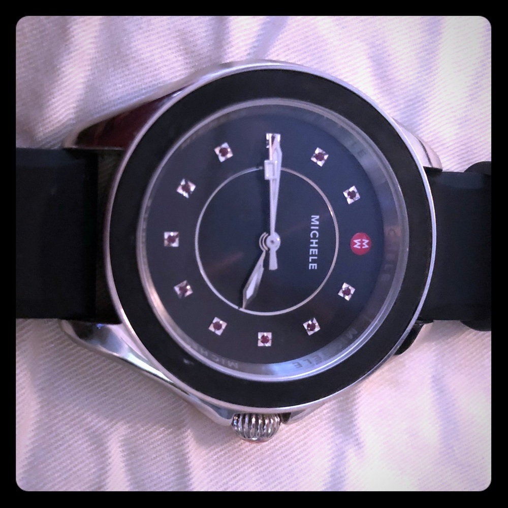 Michele-  Cape Quartz Stainless Steel  Watch